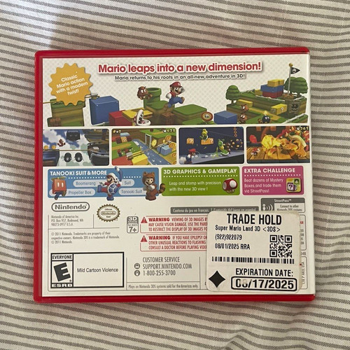 Nintendo super mario - 3d, land